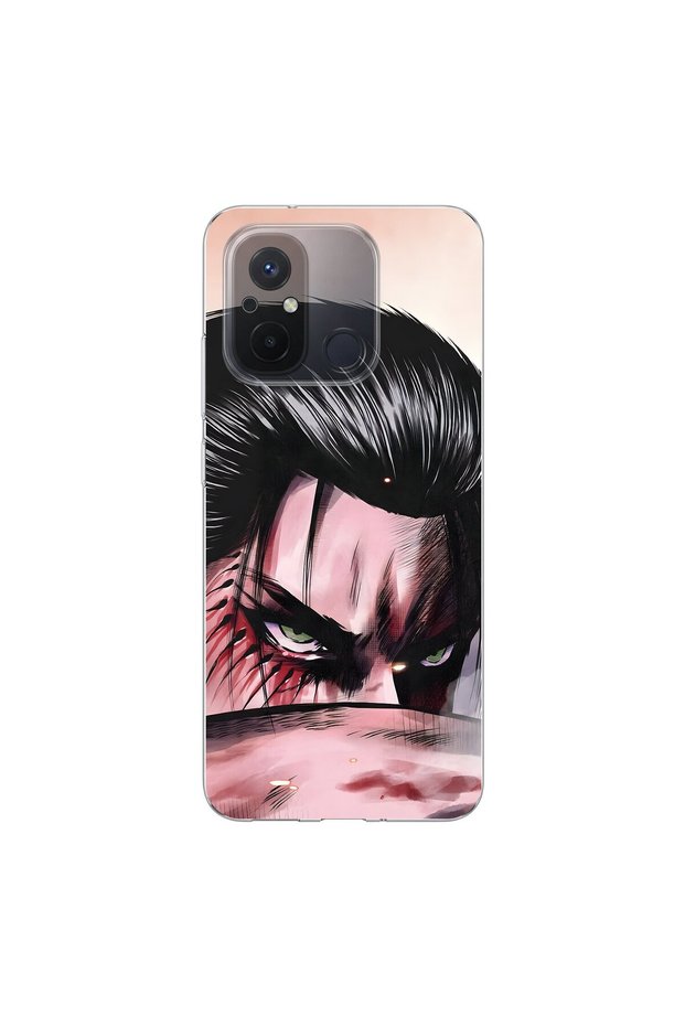 Redmi 12C Compatible Anime 1/2 Design Transparent Case
