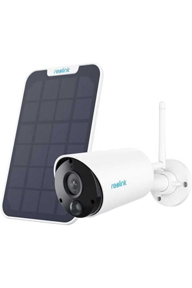 2K 3MP Battery/Solar Powered Security Camera,Argus Eco+Solar Panel