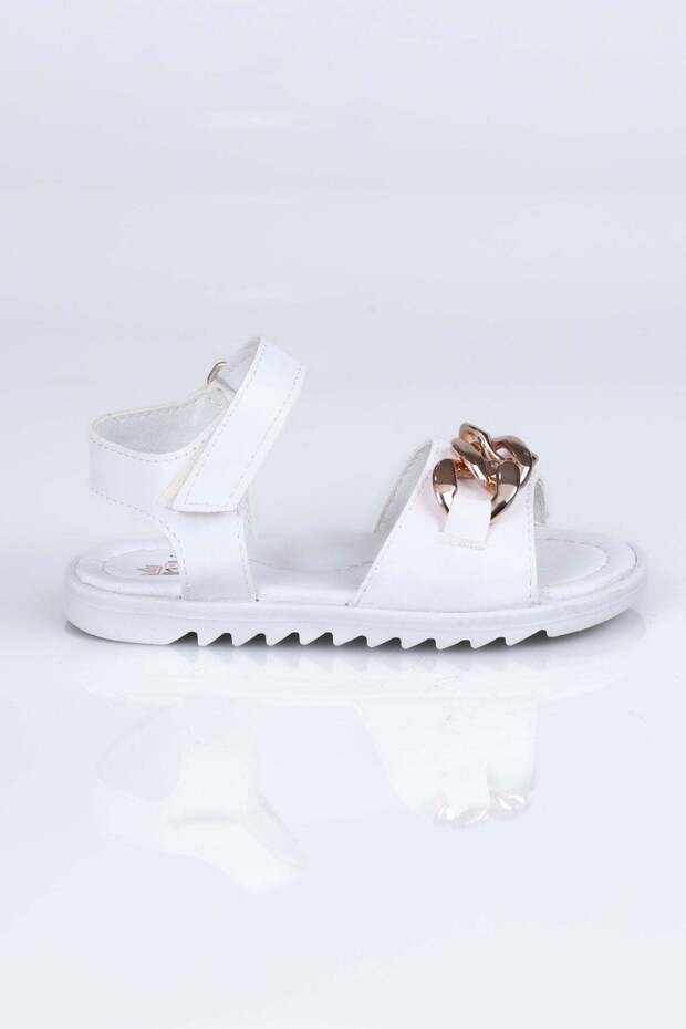 Y.083 Chain Sandals B.-White - 24