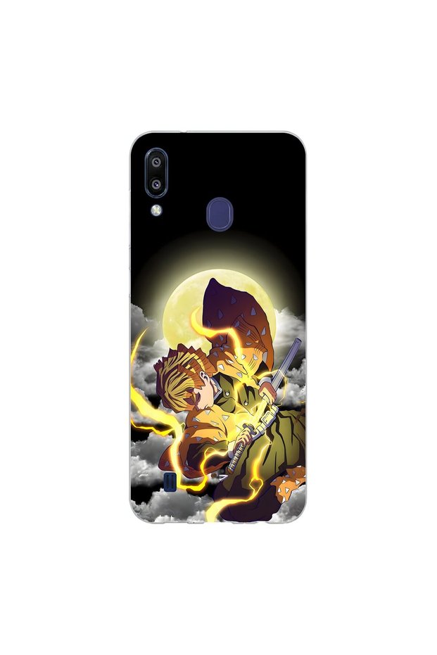 Samsung Galaxy M10S Compatible Anime 4/2 Design Transparent Case