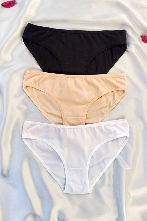 3-Piece Basic Bikini Panties Set - 2