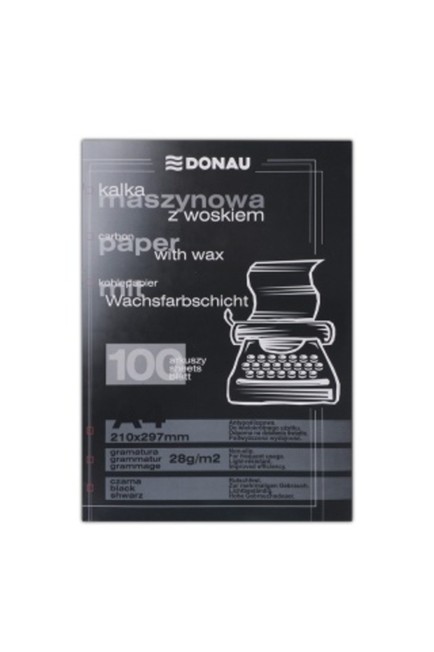 Indigo for typewriter, 100 sheets/set, - black