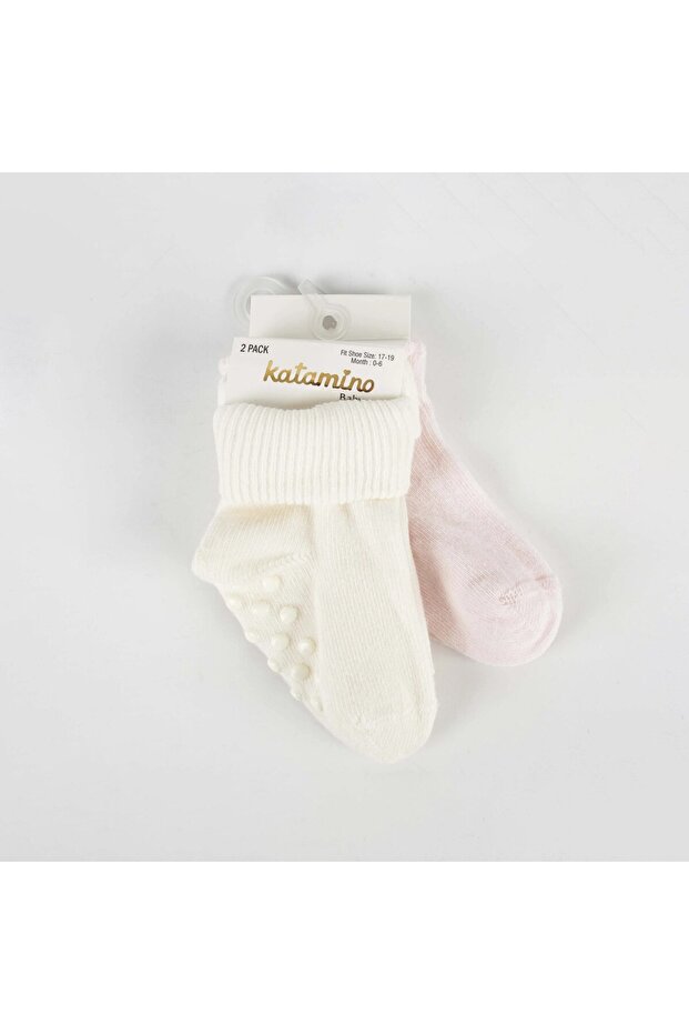 Cenet 2-Pack Abs Baby Girl Socks 44048