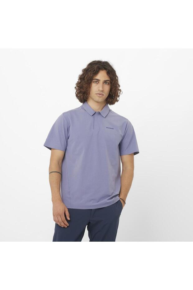 Tricou bărbătesc TRACKLINE POLO BLUE GRANITE LC2439500 - 2