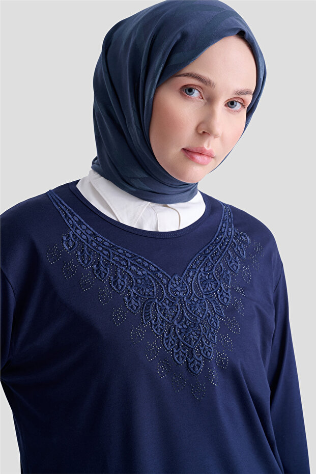 Combed Navy Blue - 4