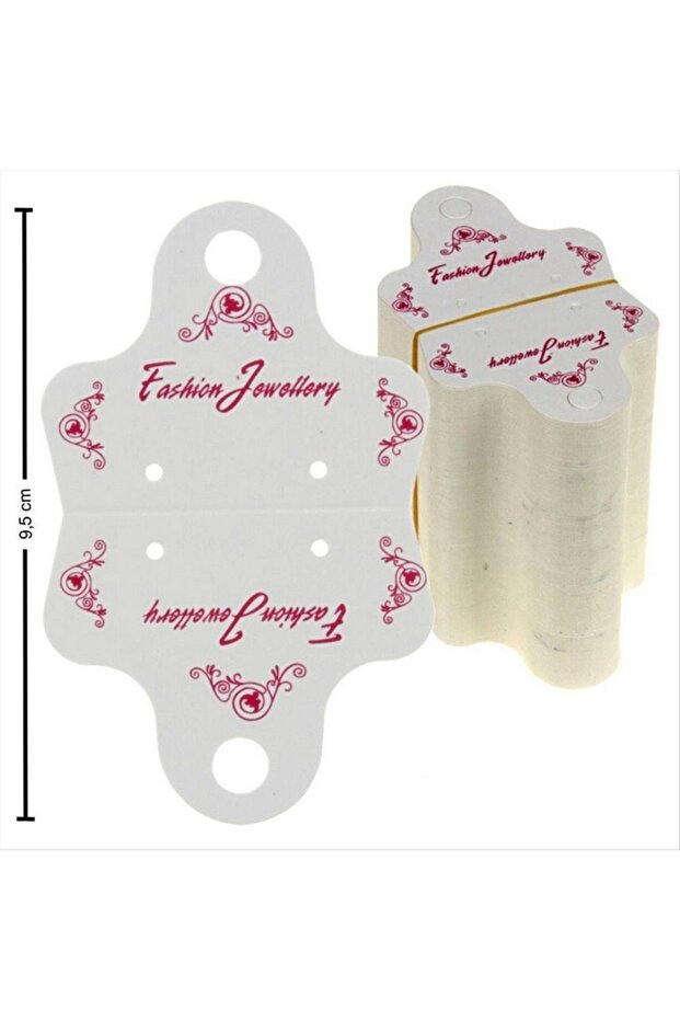 Ilkeshop Necklace Card (00845) - White