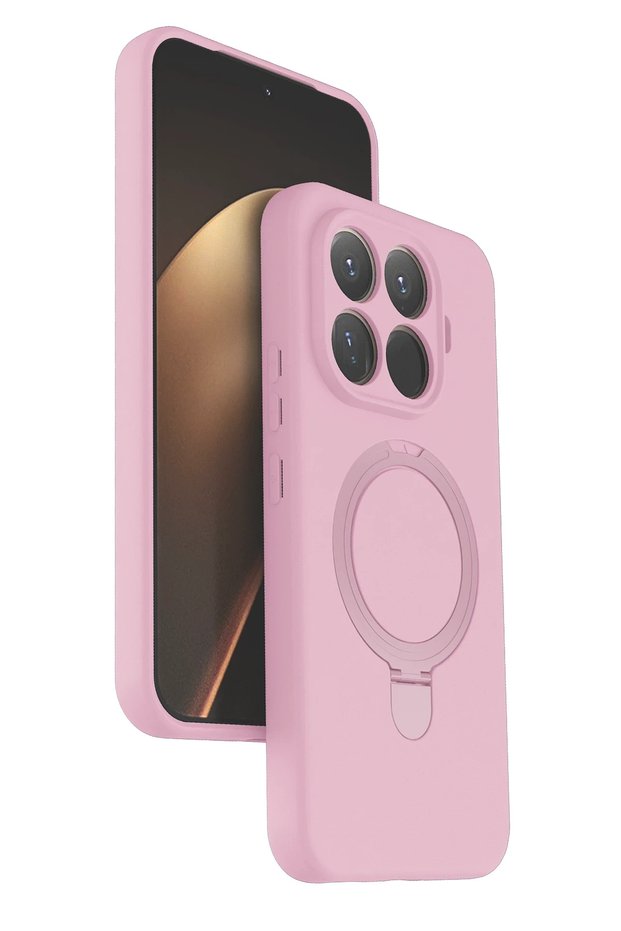 Ilkeshop New Mi 15t Pro Regal Magsafe Stand Cover - (163142) Pink