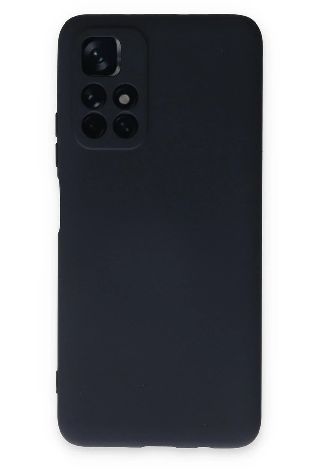 Ilkeshop New Redmi Note 11t Case Nano Velvet Silicone (03802) - Navy Blue