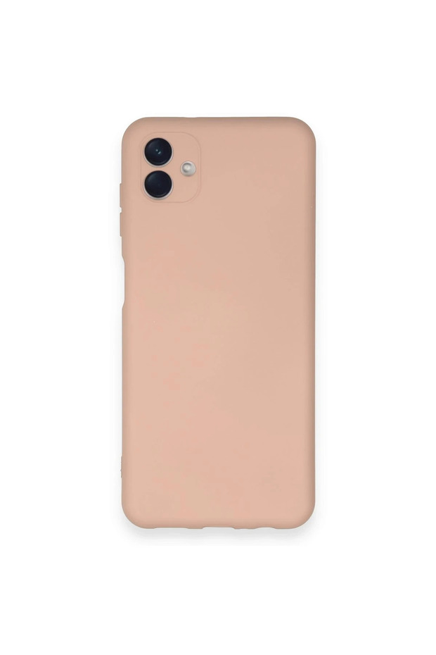 Ilkeshop New Galaxy A04 Case Nano Inside Velvet Silicone (100657) - Powder