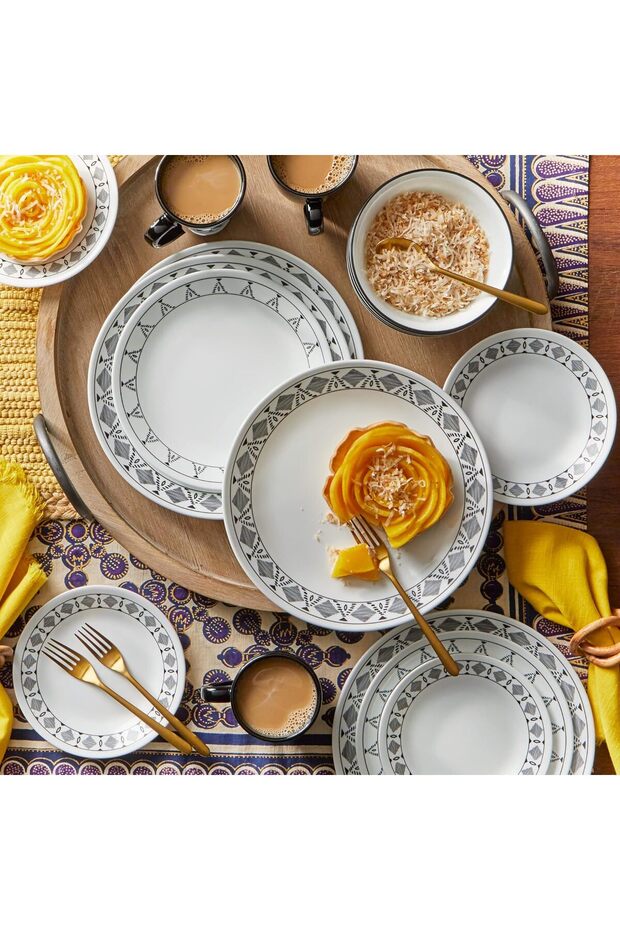 Cusco 16pc Dinner Set, Chip & Break Resistant - 2