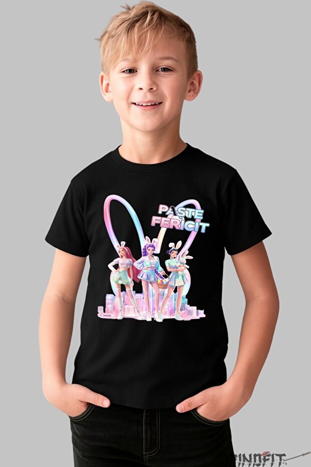 Tricou Huntrix Trio Happy Easter - 1