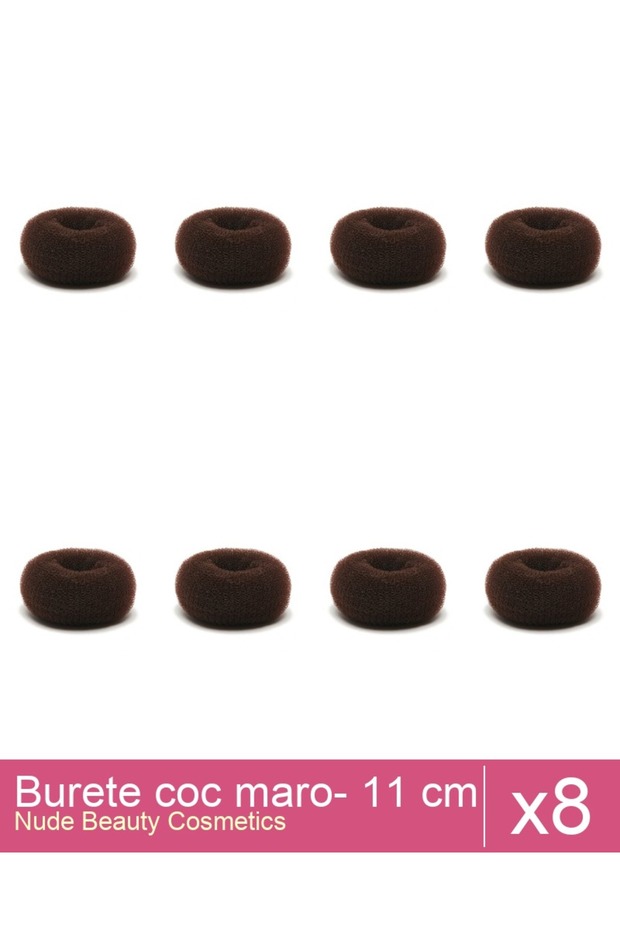 Set 8x Burete coc maro- 11 cm diametru - 1