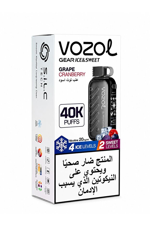 VOZOL Gear Ice & Sweet 40000 Puff – نكهة توت بري