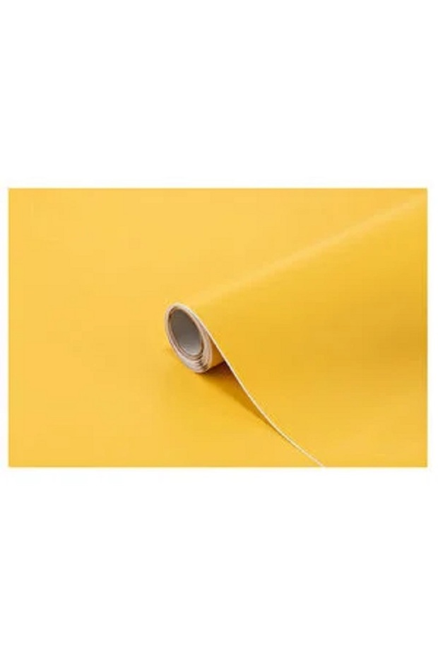 Matte Yellow Adhesive Coating Foil 61 cm X 2 Mt