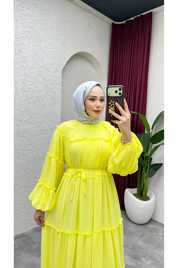 Firfir Transitional Chiffon Dress