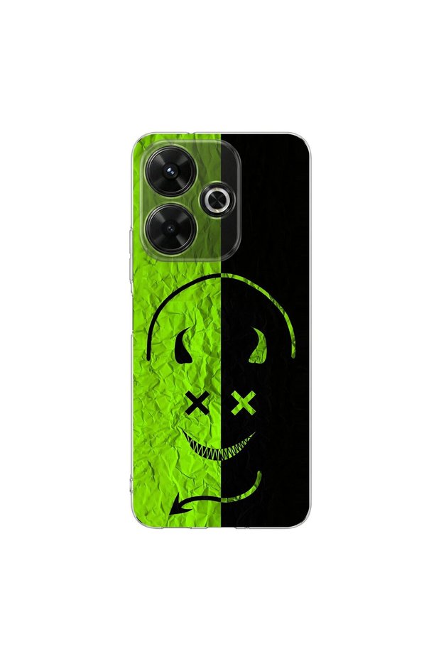 Redmi 13 Compatible Devil 1 Design Transparent Case