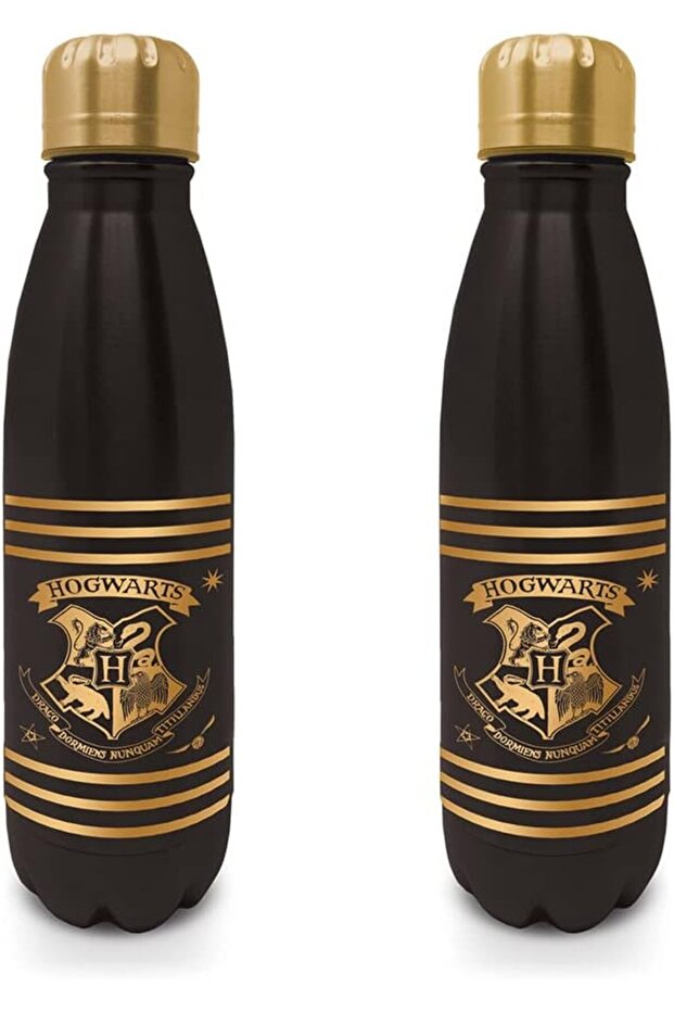 Toys & Gamers HARRY POTTER - BLACK AND GOLD (METAL DRINKS BOTTLE)