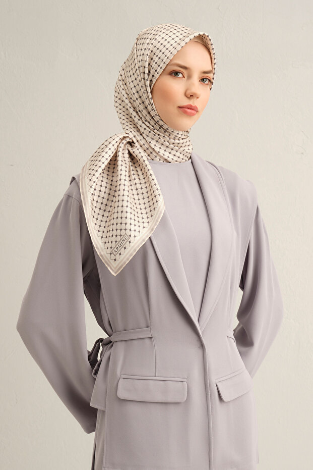 100% Sura Silk Scarf 9345D (S) (Nostalgia)-87