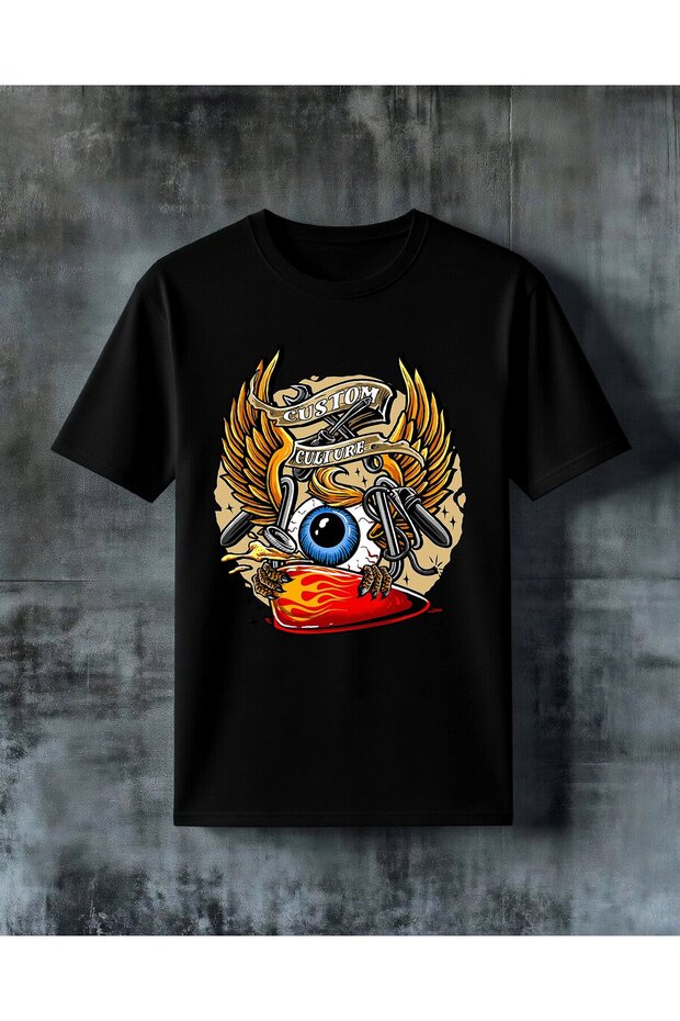 Custom Culture Goz Kanat Printed Oversize T-Shirt