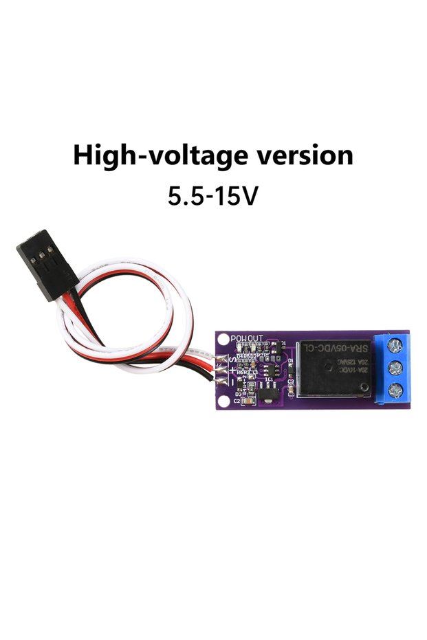 5.5-15V RC Model Aircraft Relay PWM Switch Electronic Module Navigation Light Controller 1CH Relay U