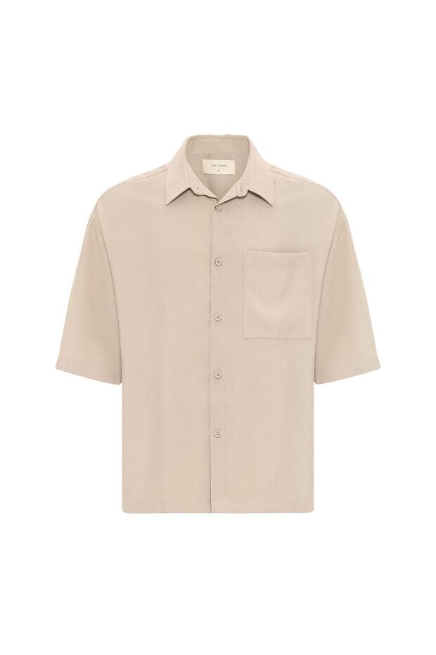 Relaxed Short Sleeve Men's Shirt
