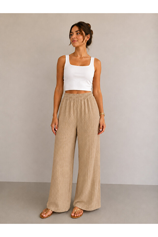 Women's Bubble Fabric Pants