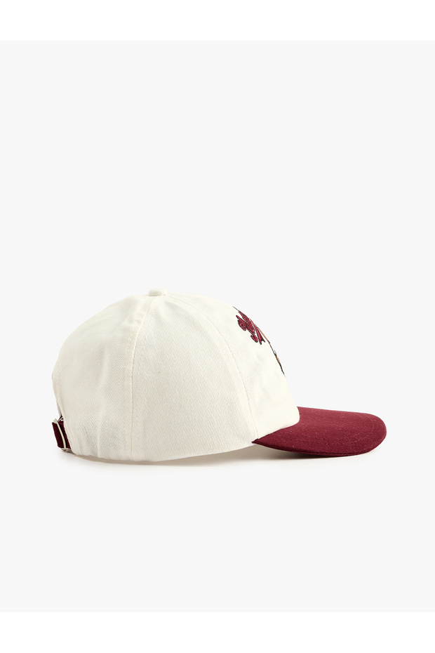 Cotton Basketball Themed Embroidered Cap Hat