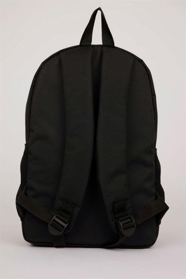 Unisex Basic Plain School Backpack (Ns) - 6