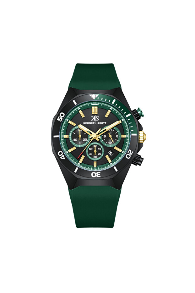 Men's Chronograph Black Dial Watch - K26116-BSHB