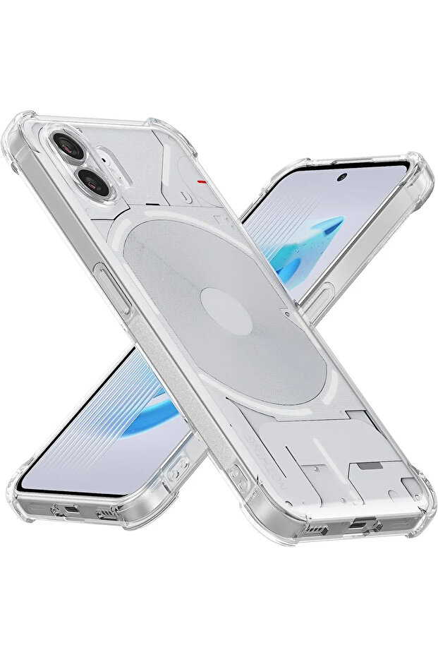 جراب Nothing Phone (2) شفاف سميك ومقاوم للصدمات لهاتف Nothing Phone 1 و 2 و 2A Plus و 3A Pro و Nothing CM