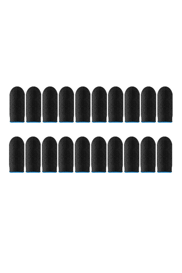 20PCS Blue 20/40pcs Mobile Game Fingertip Gloves For Gamer Sweatproof Anti-slip Touch Screen Finger
