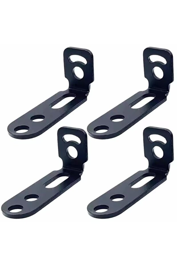 4pcs Motorcycle LED Spotlight Bracket Fog Light Mount Clamp Holder Carbon Steel for Handlebar Crash