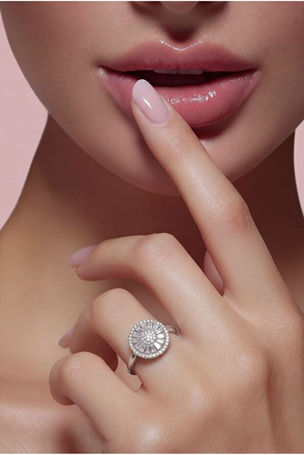 Figured Special Design Stone Adjustable Ring