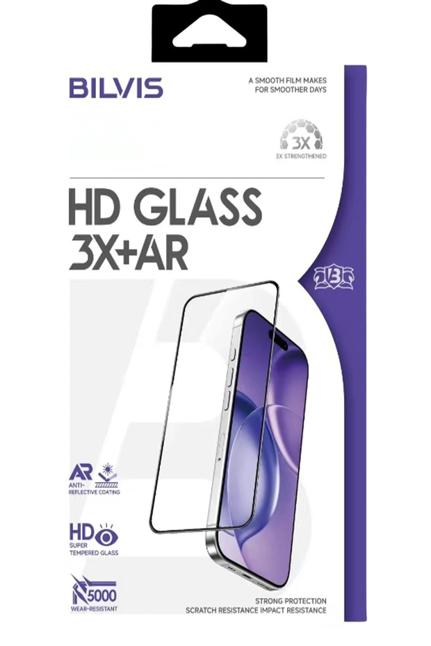 واقي شاشة GLDISPTM iPhone 17 Pro Bilvis 3X AR HD Cam (51301) - أسود
