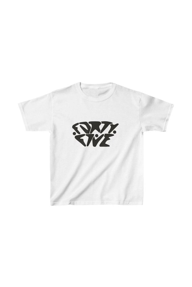 Unisex Kids Printed T-Shirt - White