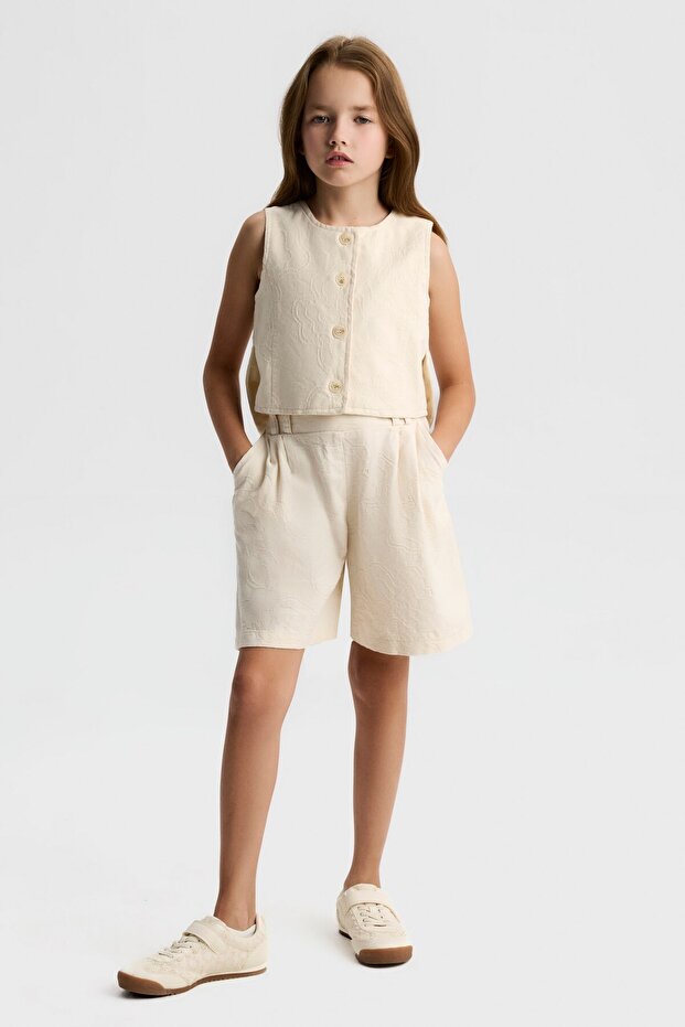 31367 Lara Girl's Suit Cream