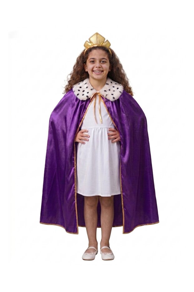 Queen's Cape and Crown Children's Purple