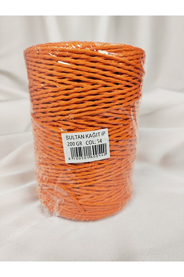 Paper Thread Hand Knitting Yarn 200Gr.-240Mt. (1 Piece) - Color: 54