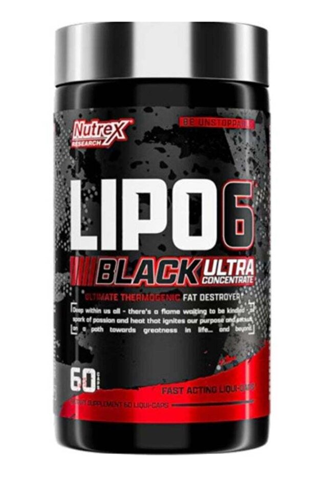 Ultra Concentration Lipo-6 Black Supplement - 60 Capsules