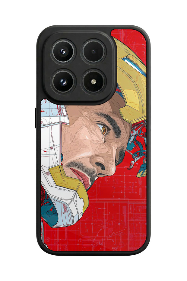 Xlaomi Mi 17 5g Compatible Glossy Premium Case with Iron Man Design
