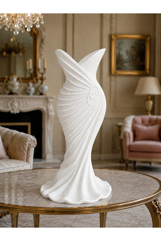 3D Design Modern Decorative Dress Vase 25cm Size