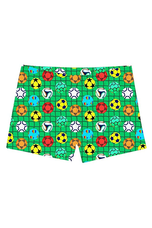 Children's Green Yamal Trunk Swimsuit