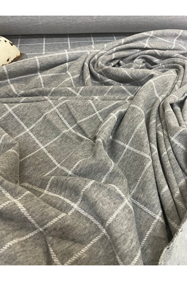 Plaid Pattern Jacquard Interlock