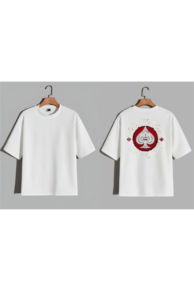 Born to Lose, Live to Win Printed Oversized T-Shirt