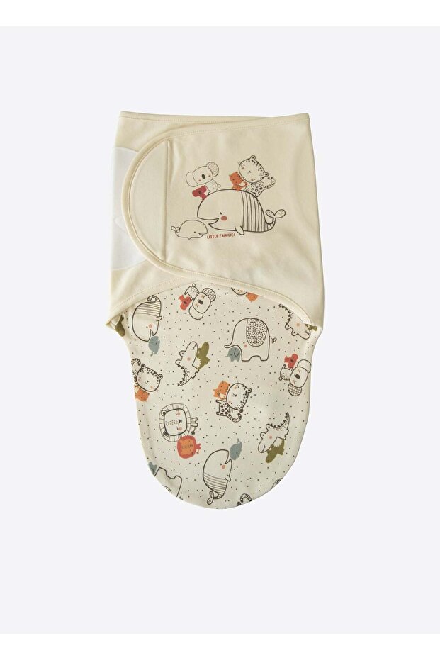 Organic Little Families Newborn Swaddle Natural