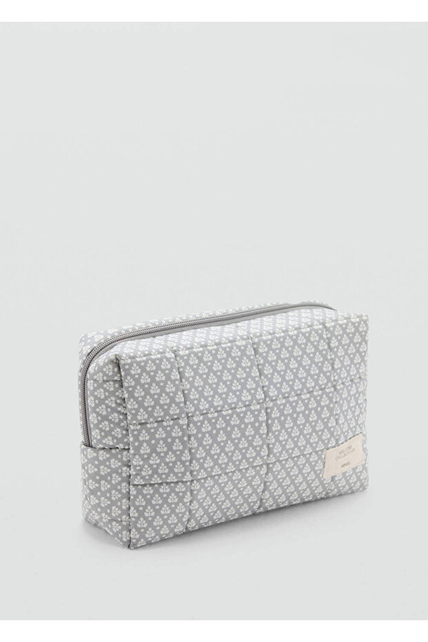 Patterned Cotton Cosmetic Bag