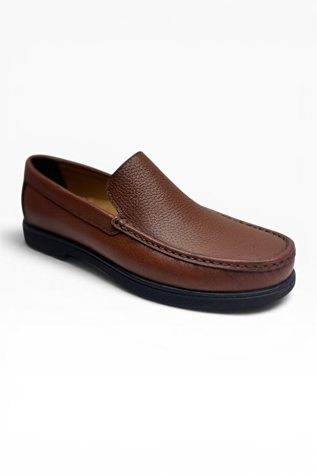 803-26 Genuine Printed Leather Orthopedic Men's Shoes