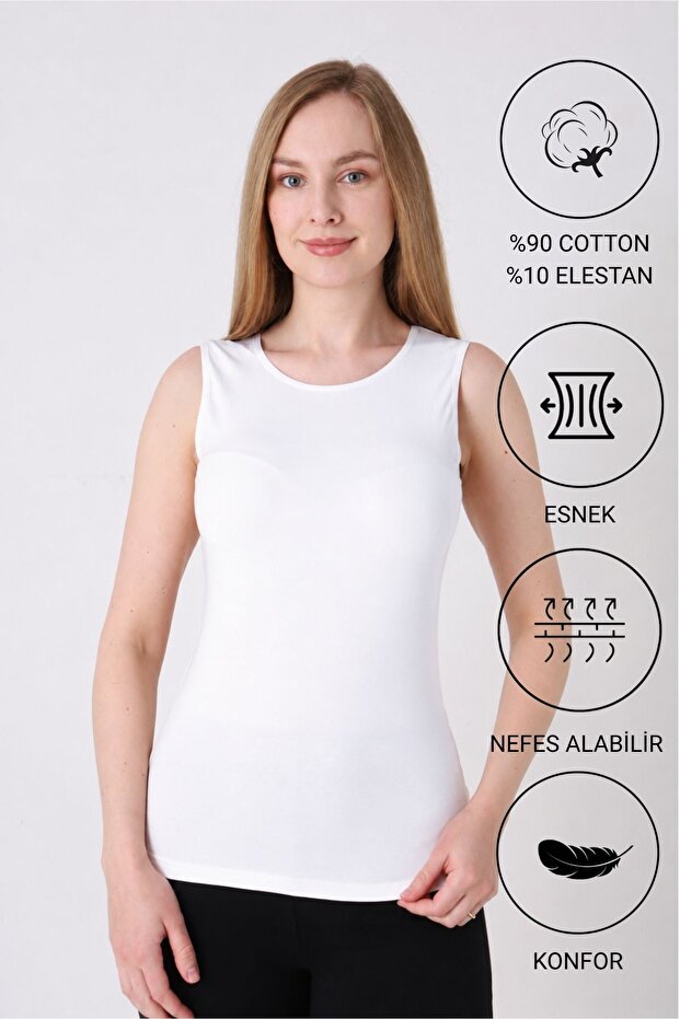 Women's Thick Strap Tank Top - 90% Cotton