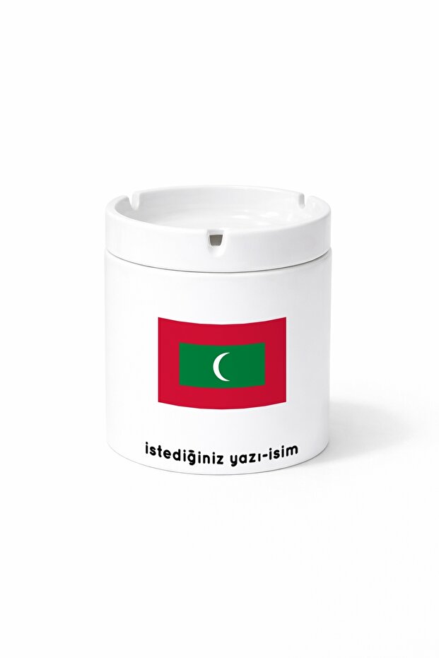 Country Mv Maldives Maldives Flag Flag Double Sided Printed Porcelain Magic Mug Cup