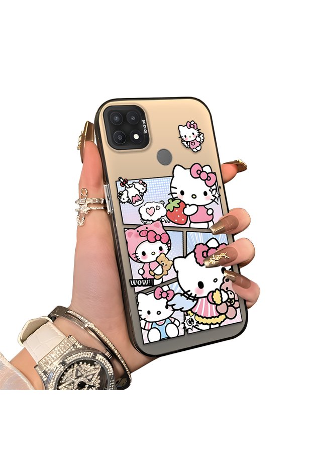 Oppo A15/A15S Compatible Stylish Cartoon Printed Shockproof Case